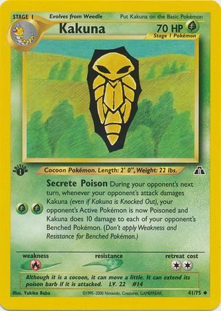 Kakuna - 41/75 - 1st Edition