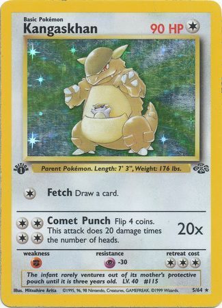 Kangaskhan - 5/64 - 1st Edition (Holo)