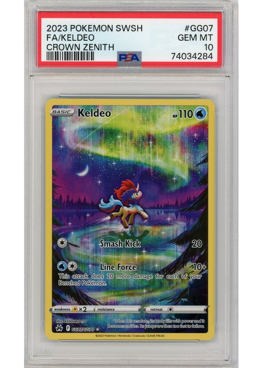 Keldeo GG07/GG70 PSA 10