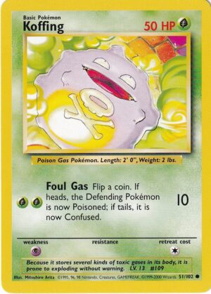 Koffing - 51/102 - 4th Print