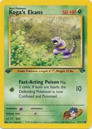 Koga's Ekans - 77/132 - 1st Edition