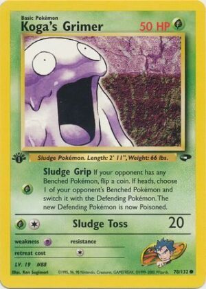 Koga's Grimer - 78/132 - 1st Edition