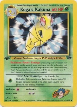 Koga's Kakuna - 47/132 - 1st Edition