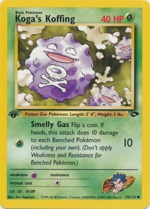 Koga's Koffing - 79/132 - 1st Edition
