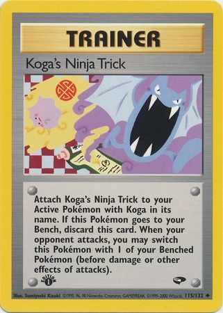 Koga's Ninja Trick - 115/132 - 1st Edition