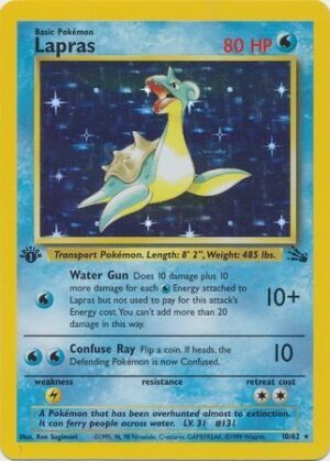Lapras - 10/62 - 1st Edition (Holo)