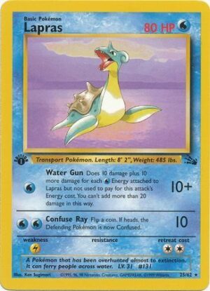 Lapras - 25/62 - 1st Edition