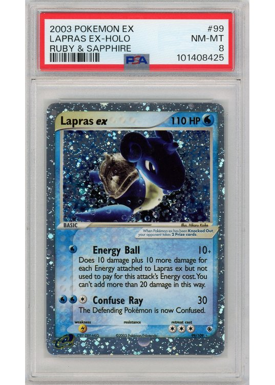 Lapras ex 99/109 PSA 8