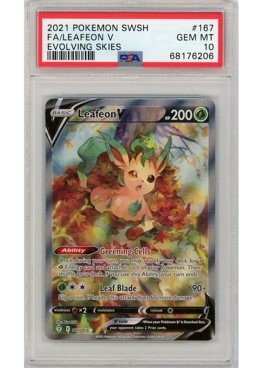 Leafeon V – 167/203 – PSA 10