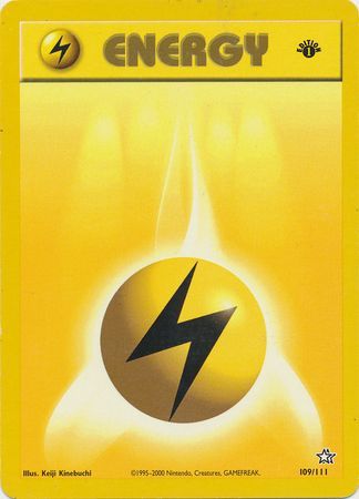 Lightning Energy – 109/111 – 1st Edition