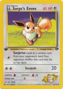 Lt. Surge's Eevee - 51/132 - 1st Edition