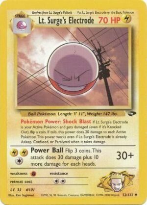 Lt. Surge's Electrode - 52/132