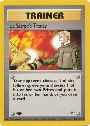 Lt. Surge's Treaty - 112/132 - 1st Edition