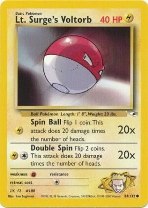 Lt. Surge's Voltorb - 84/132