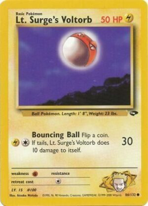 Lt. Surge's Voltorb - 86/132