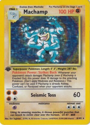 Machamp - 8/102 - 4th Print (Holo)