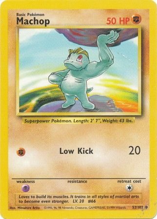Machop – 52/102