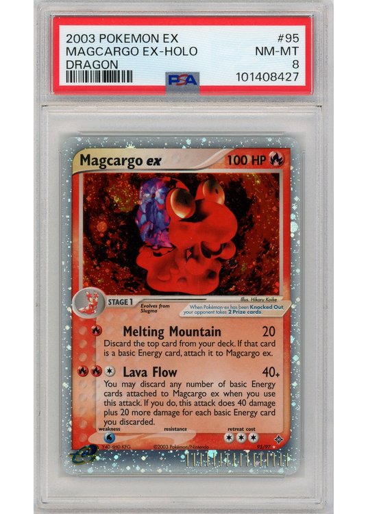Magcargo ex 95/97 PSA 8