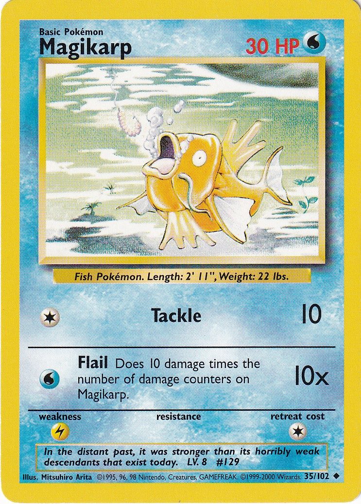 Magikarp – 35/102 – 4th Print