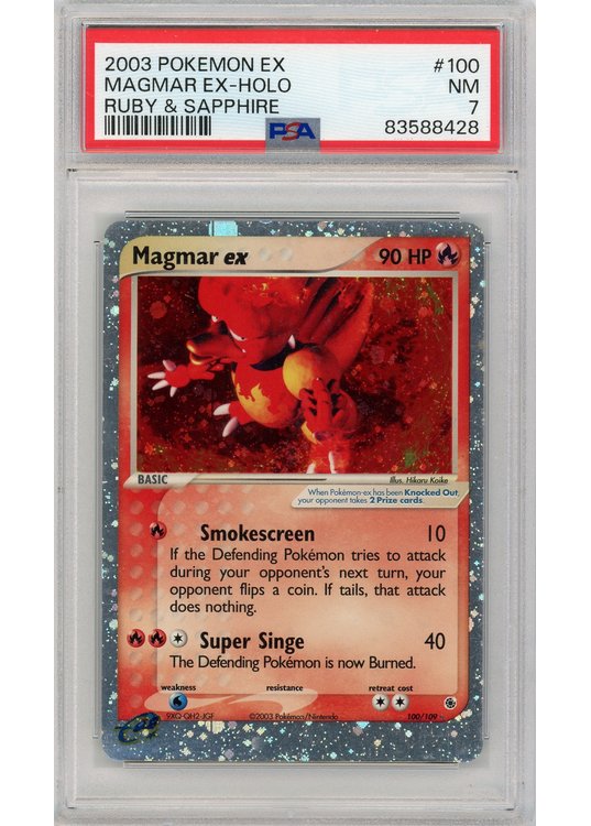 Magmar ex 100/109 PSA 7