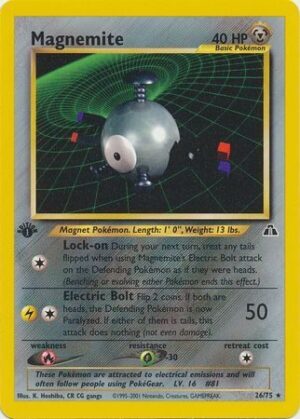 Magnemite - 26/75 - 1st Edition