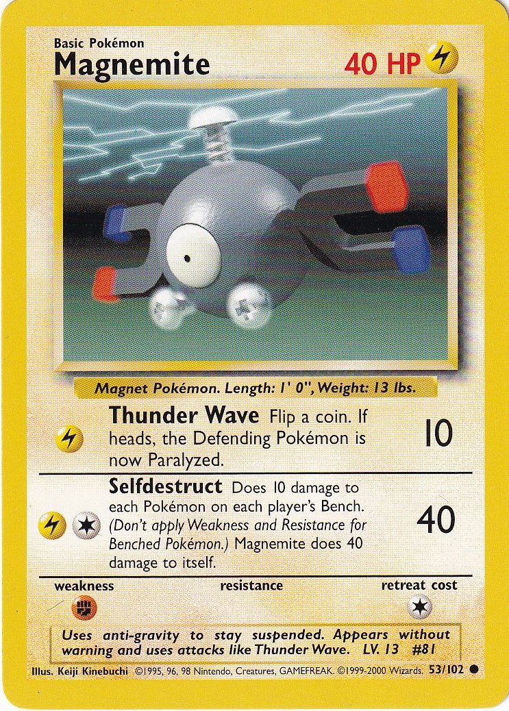 Magnemite - 53/102 - 4th Print
