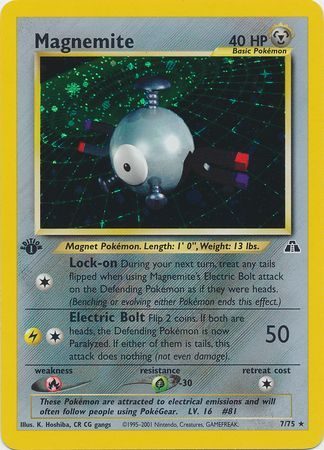 Magnemite - 7/75 - 1st Edition (Holo)