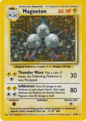 Magneton - 9/102 - 4th Print (Holo)