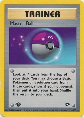 Master Ball - 116/132 - 1st Edition