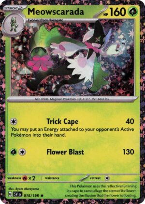 Meowscarada - 015/198 - Starlight Holo