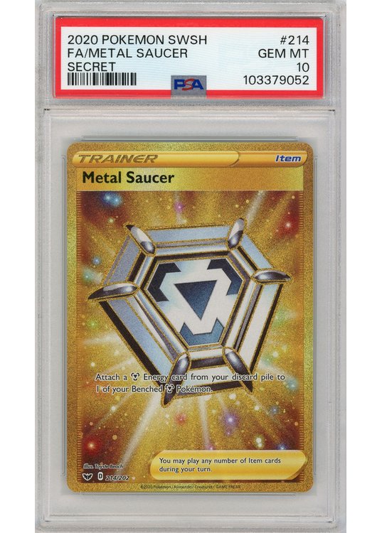 Metal Saucer 214/202 PSA 10