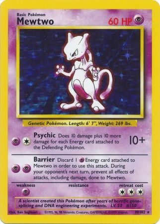 Mewtwo - 10/102 (Holo)
