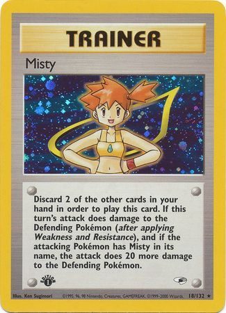 Misty - 18/132 - 1st Edition (Holo)