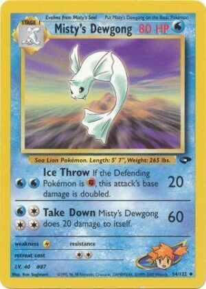 Misty's Dewgong - 54/132