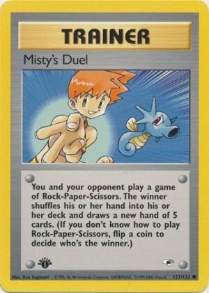 Misty's Duel - 123/132 - 1st Edition