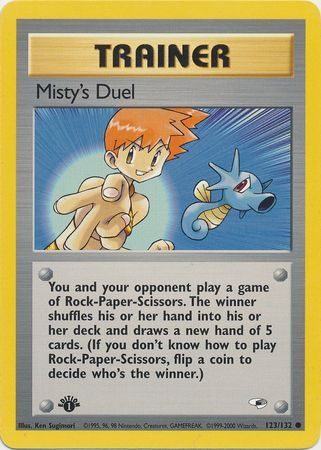 Misty's Duel - 123/132 - 1st Edition