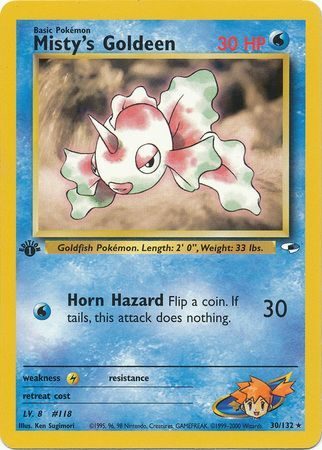 Misty's Goldeen - 30/132 - 1st Edition