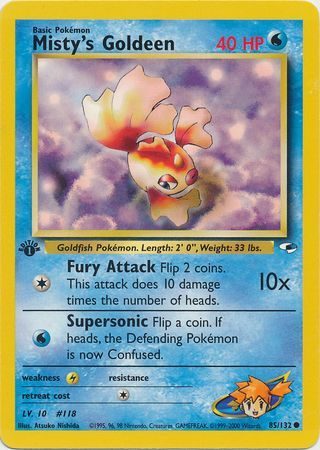 Misty's Goldeen - 85/132 - 1st Edition