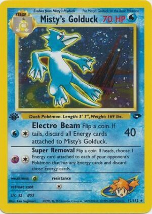 Misty's Golduck - 12/132 - 1st Edition (Holo)