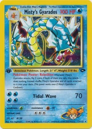 Misty's Gyarados - 13/132 - 1st Edition (Holo)