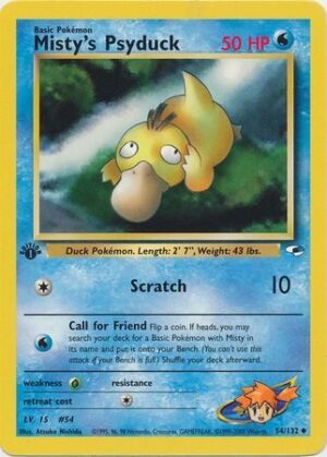 Misty's Psyduck - 54/132 - 1st Edition