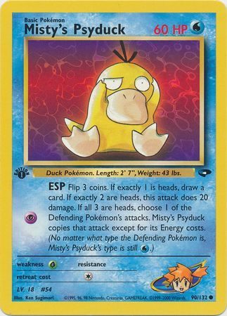 Misty's Psyduck - 90/132 - 1st Edition