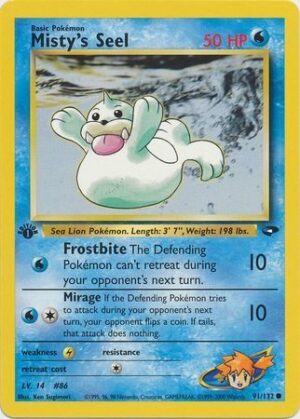 Misty's Seel - 91/132 - 1st Edition