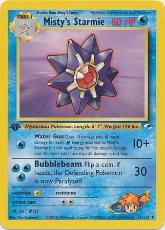 Misty's Starmie - 56/132 - 1st Edition