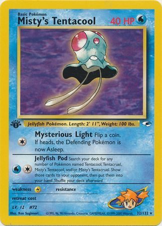 Misty's Tentacool - 32/132 - 1st Edition