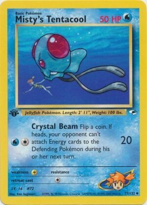 Misty's Tentacool - 57/132 - 1st Edition
