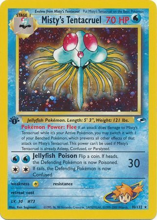Misty's Tentacruel - 10/132 - 1st Edition (Holo)