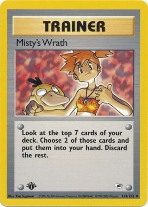 Misty's Wrath - 114/132 - 1st Edition