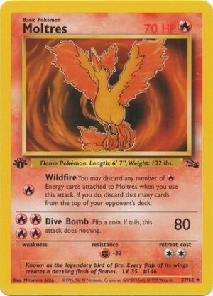 Moltres - 27/62 - 1st Edition