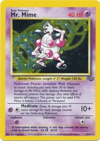 Mr. Mime - 6/64 (Holo)